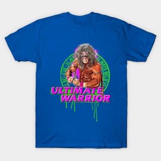 Ultimate Warrior Always Believe Pose T-Shirt